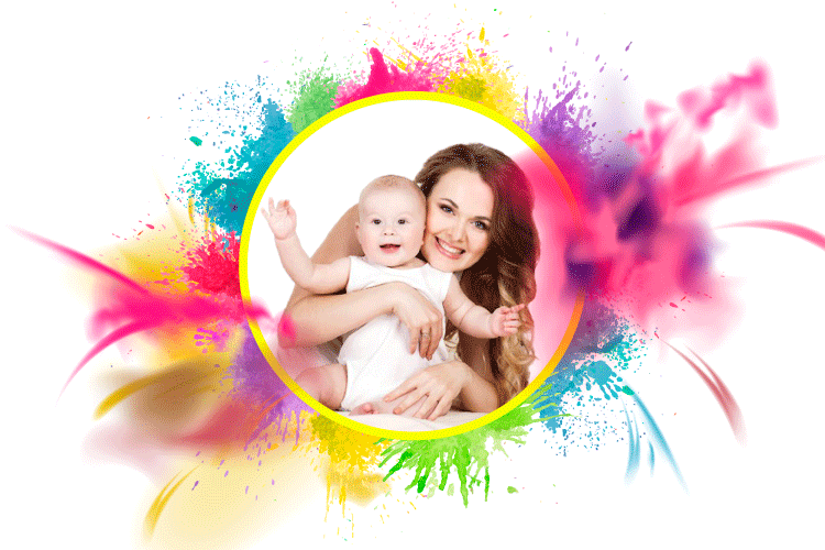 Baby with Mother